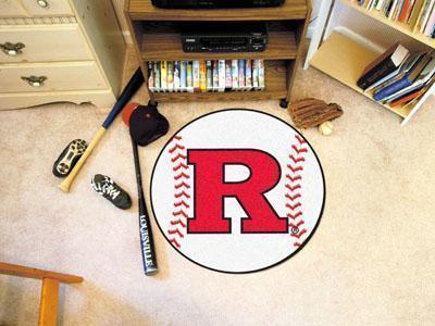 Round Rugs For Sale NCAA Rutgers Baseball Mat 27" diameter