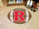 Round Rugs For Sale NCAA Rutgers Football Ball Rug 20.5"x32.5"