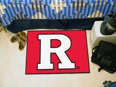 Indoor Outdoor Rugs NCAA Rutgers Starter Rug 19"x30"