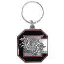 NCAA - S. Carolina Gamecocks Carved Metal Key Chain-Key Chains,Scultped Metal Key Chains,College Scultped Metal Key Chains-JadeMoghul Inc.