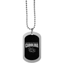 NCAA - S. Carolina Gamecocks Chrome Tag Necklace-Jewelry & Accessories,Necklaces,Chrome Tag Necklaces,College Chrome Tag Necklaces-JadeMoghul Inc.