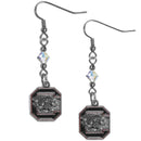 NCAA - S. Carolina Gamecocks Crystal Dangle Earrings-Jewelry & Accessories,Earrings,Crystal Dangle Earrings,College Crystal Earrings-JadeMoghul Inc.