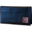 NCAA - S. Carolina Gamecocks Deluxe Leather Checkbook Cover-Wallets & Checkbook Covers,Checkbook Covers,Wallet Checkbook Covers,Window Box Packaging,College Wallet Checkbook Covers-JadeMoghul Inc.