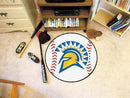 Round Rugs NCAA San Jose State Baseball Mat 27" diameter