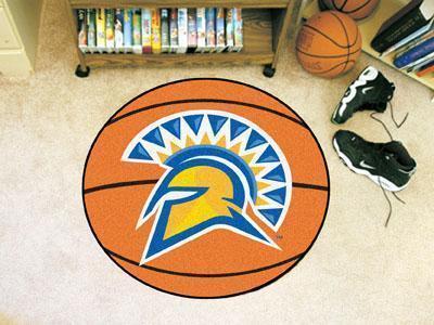 Round Rugs NCAA San Jose State Basketball Mat 27" diameter