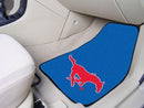 Custom Car Mats NCAA SMU 2-pc Carpeted Front Car Mats 17"x27"