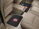 Rubber Car Floor Mats NCAA South Dakota 2-pc Utility Car Mat 14"x17"