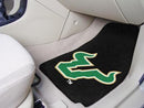 Car Mats NCAA South Florida 2-pc Carpeted Front Car Mats 17"x27"