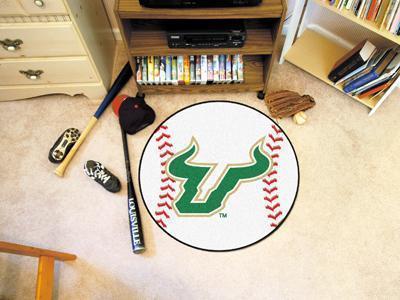 Round Rugs For Sale NCAA South Florida Baseball Mat 27" diameter