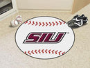 Round Rugs NCAA Southern Illinois Baseball Mat 27" diameter