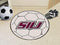 Round Entry Rugs NCAA Southern Illinois Soccer Ball 27" diameter