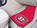 Custom Car Mats NCAA St. Cloud State 2-pc Carpeted Front Car Mats 17"x27"