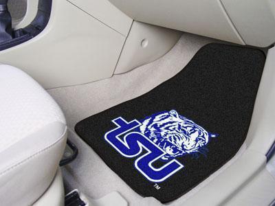 Weather Car Mats NCAA Tennessee State 2-pc Carpeted Front Car Mats 17"x27"