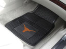 Car Floor Mats NCAA Texas 2-pc Vinyl Front Car Mats 17"x27"