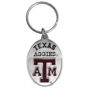 NCAA - Texas A & M Aggies Carved Metal Key Chain-Key Chains,Scultped Metal Key Chains,College Scultped Metal Key Chains-JadeMoghul Inc.