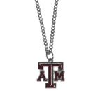 NCAA - Texas A & M Aggies Chain Necklace with Small Charm-Jewelry & Accessories,Necklaces,Chain Necklaces,College Chain Necklaces-JadeMoghul Inc.