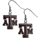 NCAA - Texas A & M Aggies Dangle Earrings-Jewelry & Accessories,Earrings,Dangle Earrings,Dangle Earrings,College Dangle Earrings-JadeMoghul Inc.
