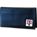 NCAA - Texas A & M Aggies Deluxe Leather Checkbook Cover-Wallets & Checkbook Covers,Checkbook Covers,Wallet Checkbook Covers,Window Box Packaging,College Wallet Checkbook Covers-JadeMoghul Inc.