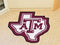 Custom Logo Rugs NCAA Texas A&M Mascot Custom Shape Mat