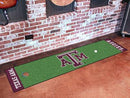Hallway Runner Rug NCAA Texas A&M Putting Green Runner 18"x72" Golf Accessories
