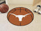 Round Rugs NCAA Texas Basketball Mat 27" diameter