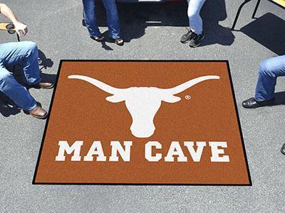 BBQ Mat NCAA Texas Man Cave Tailgater Rug 5'x6'