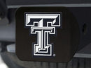 Hitch Covers NCAA Texas Tech Black Hitch Cover 4 1/2"x3 3/8"
