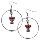 NCAA - Texas Tech Raiders 2 Inch Hoop Earrings-Jewelry & Accessories,Earrings,2 inch Hoop Earrings,College Hoop Earrings-JadeMoghul Inc.
