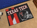 Indoor Outdoor Rugs NCAA Texas Tech Uniform Starter Rug 19"x30"