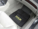 Custom Car Mats NCAA UAB 2-pc Vinyl Front Car Mats 17"x27"