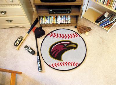 Round Rugs NCAA UL-Monroe Baseball Mat 27" diameter