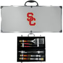 NCAA - USC Trojans 8 pc Tailgater BBQ Set-Tailgating & BBQ Accessories,College Tailgating Accessories,USC Trojans Tailgating Accessories-JadeMoghul Inc.