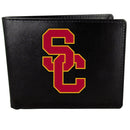 NCAA - USC Trojans Bi-fold Wallet Large Logo-Wallets & Checkbook Covers,College Wallets,USC Trojans Wallets-JadeMoghul Inc.