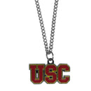 NCAA - USC Trojans Chain Necklace with Small Charm-Jewelry & Accessories,Necklaces,Chain Necklaces,College Chain Necklaces-JadeMoghul Inc.