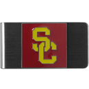 NCAA - USC Trojans Steel Money Clip-Wallets & Checkbook Covers,Money Clips,Steel Money Clips,College Steel Money Clips-JadeMoghul Inc.