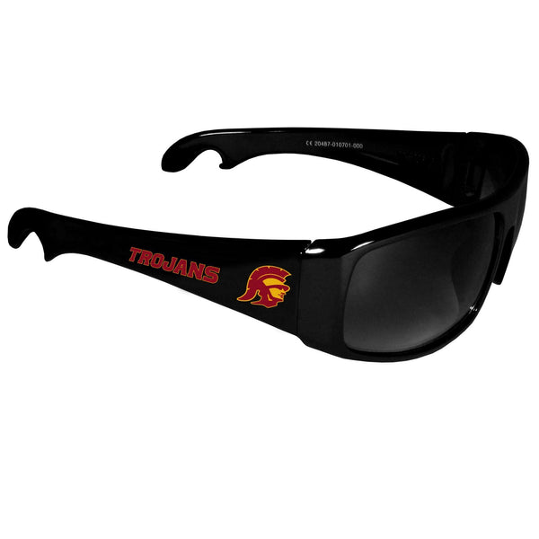 NCAA - USC Trojans Wrap Bottle Opener Sunglasses-Sunglasses, Eyewear & Accessories,College Eyewear,College Sunglasses,Bottle Opener Sunglasses-JadeMoghul Inc.