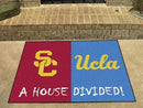 Large Rugs NCAA USC UCLA House Divided Rug 33.75"x42.5"