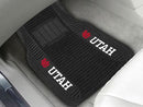 Rubber Car Mats NCAA Utah Deluxe Mat 21"x27"