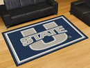 5x8 Area Rugs NCAA Utah State 5'x8' Plush Rug