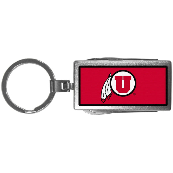 NCAA - Utah Utes Multi-tool Key Chain, Logo-Key Chains,College Key Chains,Utah Utes Key Chains-JadeMoghul Inc.