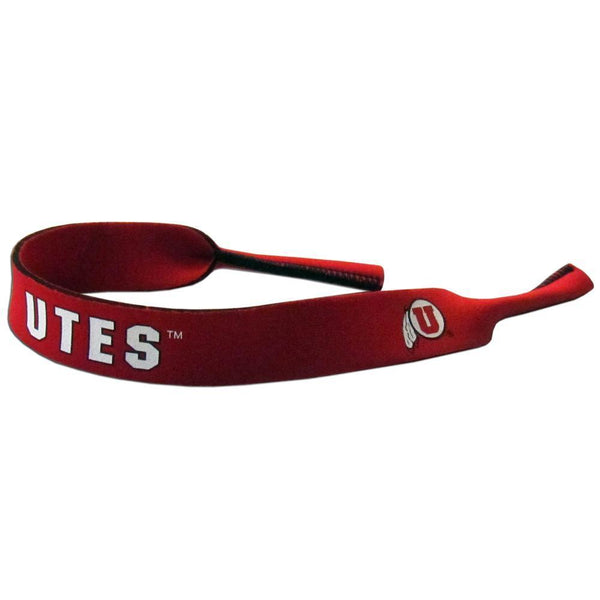 NCAA - Utah Utes Neoprene Sunglass Strap-Sunglasses, Eyewear & Accessories,Sunglass Straps,College Sunglass Straps-JadeMoghul Inc.