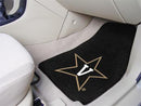 Car Floor Mats NCAA Vanderbilt 2-pc Carpeted Front Car Mats 17"x27"