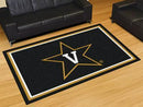 5x8 Area Rugs NCAA Vanderbilt 5'x8' Plush Rug