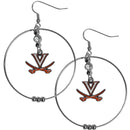 NCAA - Virginia Cavaliers 2 Inch Hoop Earrings-Jewelry & Accessories,Earrings,2 inch Hoop Earrings,College Hoop Earrings-JadeMoghul Inc.
