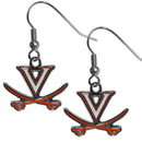 NCAA - Virginia Cavaliers Chrome Dangle Earrings-Jewelry & Accessories,Earrings,Dangle Earrings,Dangle Earrings,College Dangle Earrings-JadeMoghul Inc.