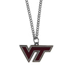 NCAA - Virginia Tech Hokies Chain Necklace with Small Charm-Jewelry & Accessories,Necklaces,Chain Necklaces,College Chain Necklaces-JadeMoghul Inc.