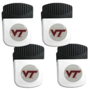 NCAA - Virginia Tech Hokies Clip Magnet with Bottle Opener, 4 pack-Other Cool Stuff,College Other Cool Stuff,Virginia Tech Hokies Other Cool Stuff-JadeMoghul Inc.