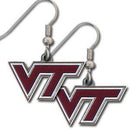 NCAA - Virginia Tech Hokies Dangle Earrings-Jewelry & Accessories,Earrings,Dangle Earrings,Dangle Earrings,College Dangle Earrings-JadeMoghul Inc.