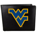 NCAA - W. Virginia Mountaineers Bi-fold Wallet Large Logo-Wallets & Checkbook Covers,College Wallets,W. Virginia Mountaineers Wallets-JadeMoghul Inc.