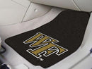 Weather Car Mats NCAA Wake Forest 2-pc Carpeted Front Car Mats 17"x27"